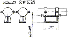 Опоры тавровые хомутовые (опоры ТХ) - диаметр 108-159 мм